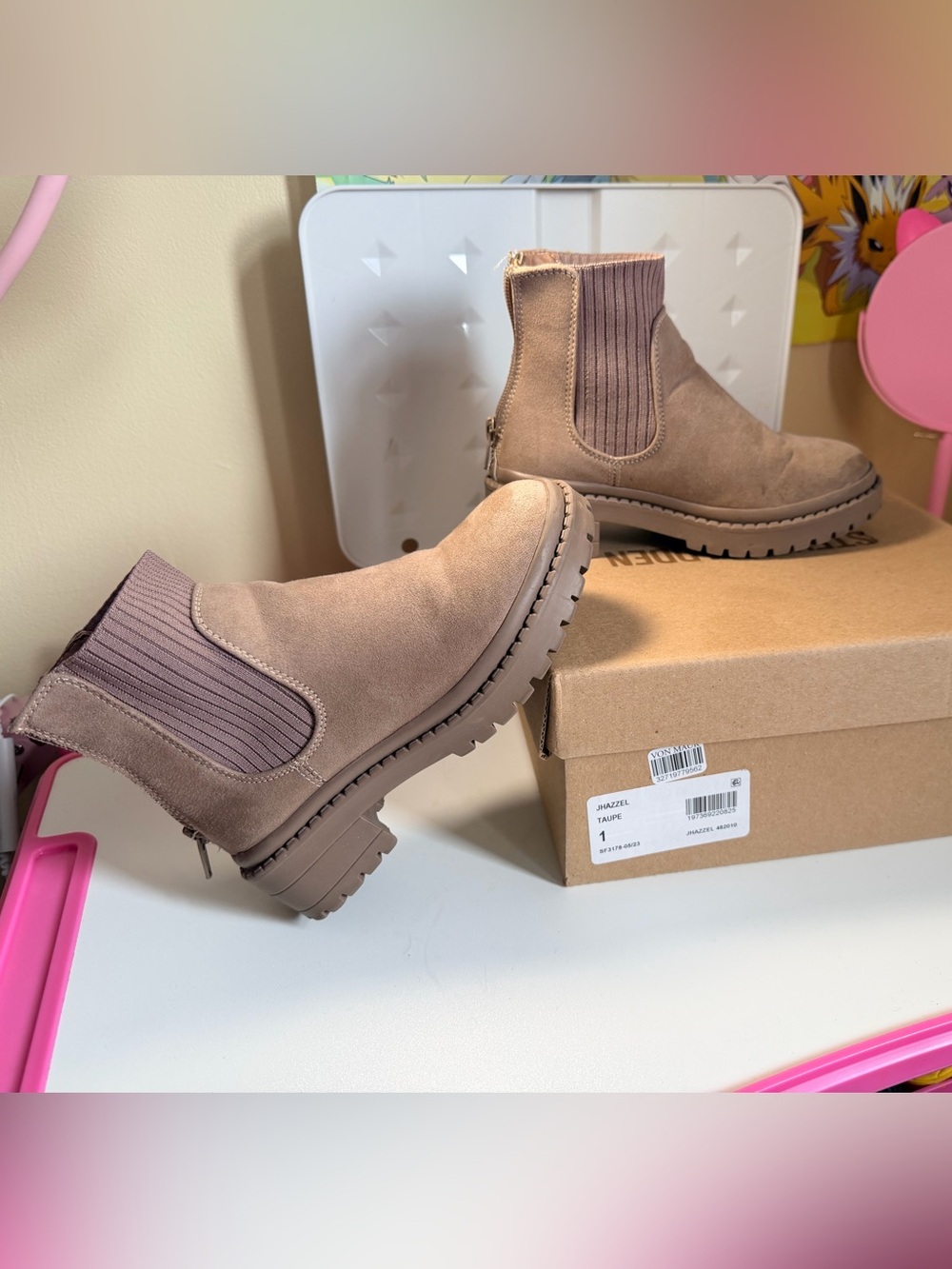 Girls Steve Madden J-Hazzel Chelsea Boot Size 1